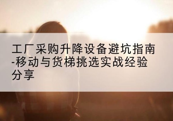 霸州移动式升降机怎么选-工厂采购升降设备避坑指南-移动与货梯挑选实战经验分享